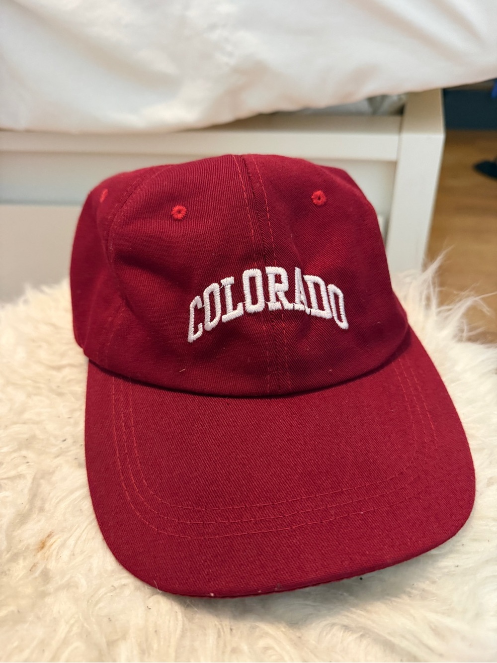 Colorado Buffaloes Burgundy Adjustable Strapback Baseball Cap Hat